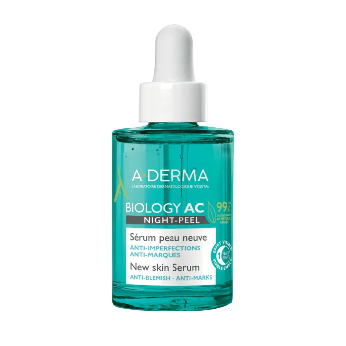 ADERMA BIOLOGY AC NIGHT PEEL NEW SKIN SERUM 30ML ADERMA BIOLOGY AC NIGHT PEEL NEW SKIN SERUM 30ML
