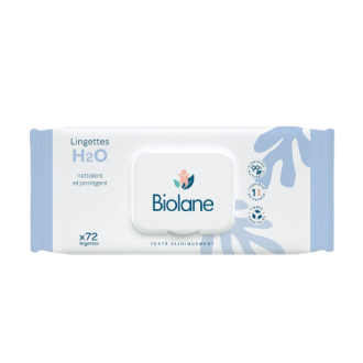 BIO LINGETTES H2O –72 PCS