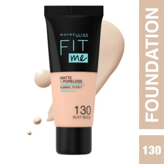 MNY Fit Me Matte Pore. Fdt 130 Buff Beige